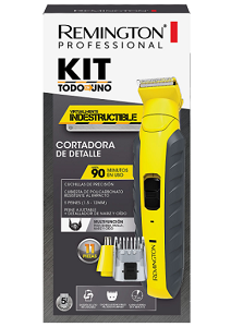 Cortador de cabello Remington - 15 piezas - 110V color negro con amarillo