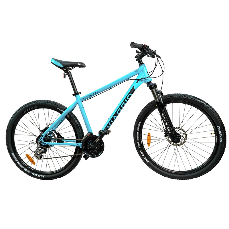 Bicicleta Aro 29 Viaggio Bp02931 24 Velocidades Celeste