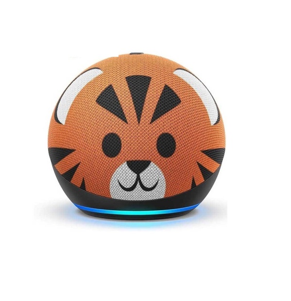 Echo Dot Amazon 4Ta Generación Edición Niños Tigre