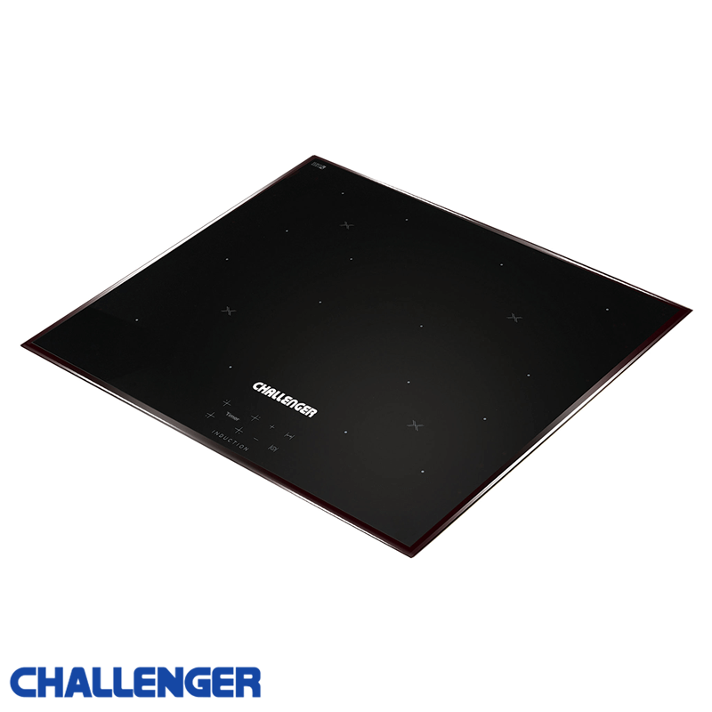 Encimera De Inducción Challenger Sl6060 4 Quemadores Vitrocerámica Color Negro