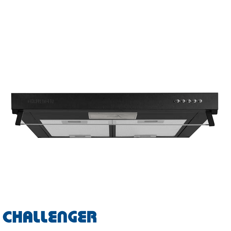 Campana Extractora Horizontal Challenger Cx4562 60Cm 3 Velocidades Color Negro