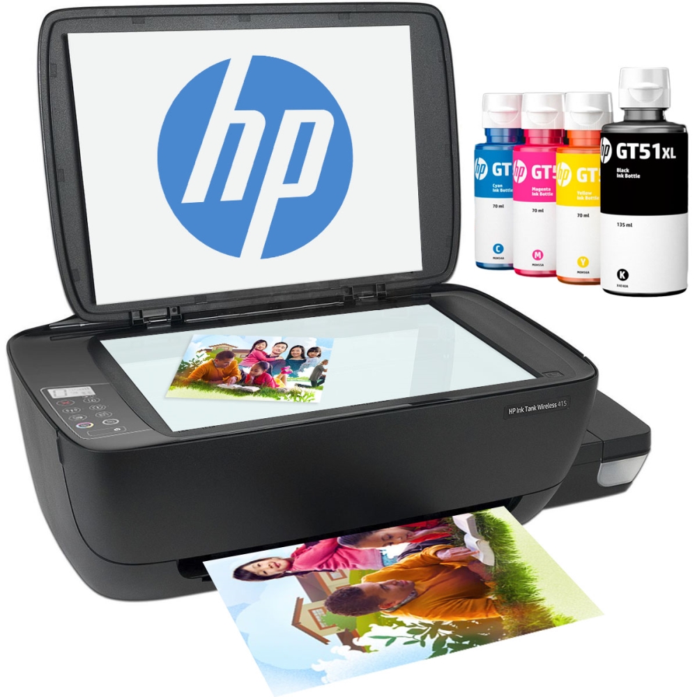 Impresora Hp 415 Multifunción Con Sistema De Tinta Continua Wifi