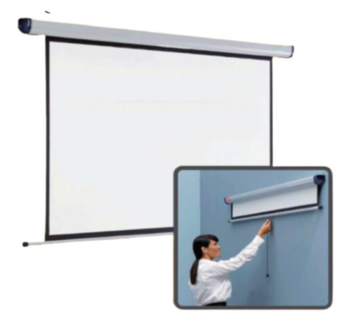 Promocion Pantalla Para Retroproyector Manual 84"