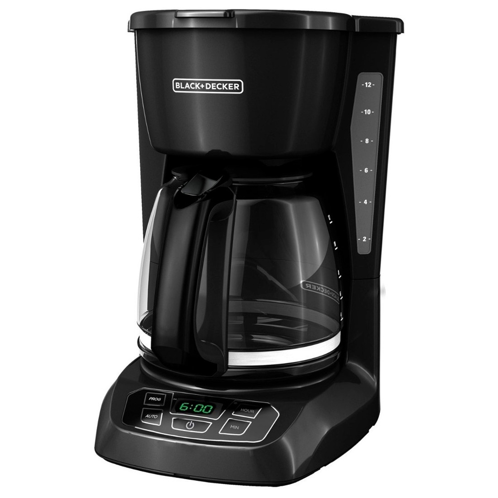 Cafetera Black And Decker 12 Tazas Digital- Apagado Automatico Cm1105B