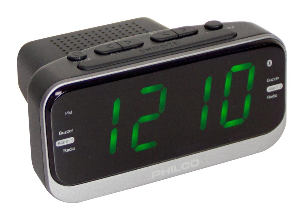 Reloj Despertador Con Bluetooth Philco