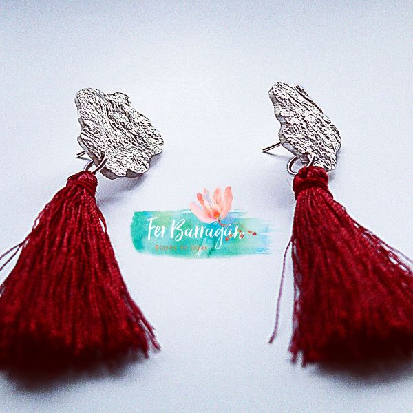 Aretes Con Flecos