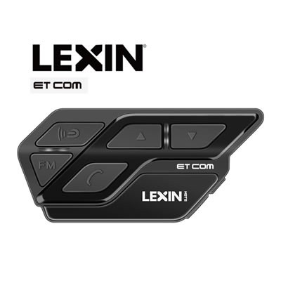 Intercomunicador Bluetooth Para Casco Motocicleta Lexin Et-Com Radiofm Agua