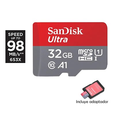 Memoria Sandisk Ultra Micro Sd 32Gb Clase 10 98Mb/S Sdxc Uhs-I