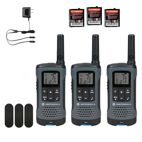 Motorola Walkie Talkie T200Tp Kit De 3 Radios 32 Kilometros T200