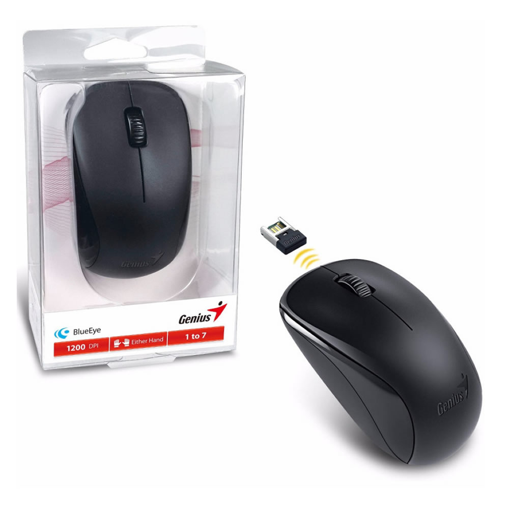 Mouse Inalámbrico Wireless Genius Nx-7000 Con Recibidor Usb