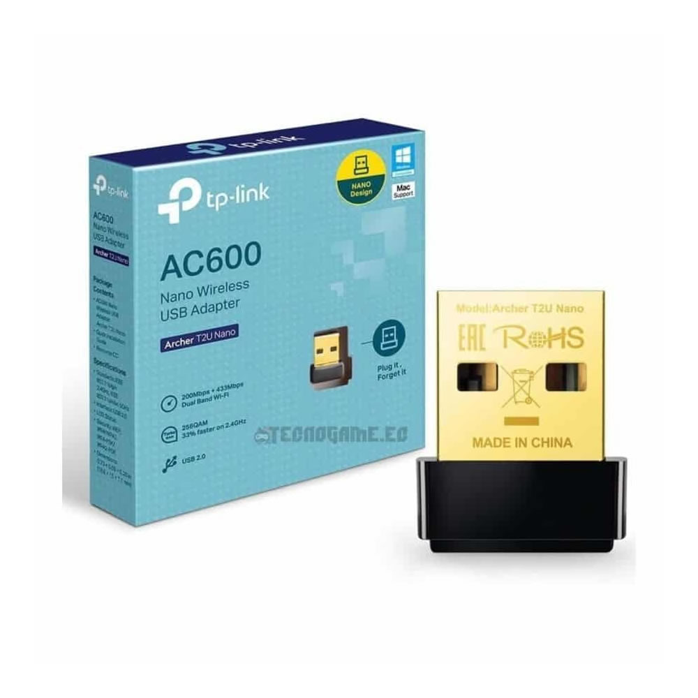 Adaptador Wifi Usb Tp-Link Archer T2U Mini Ac600 Doble Banda