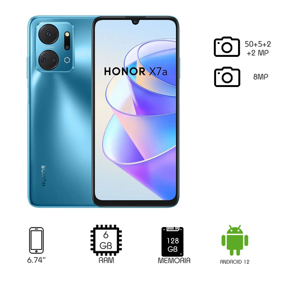 Celular Honor X7a 6Gb + 128Gb