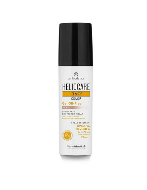 Heliocare 360 Color Gel Oil Free SPF50+ Beige de 50 ml