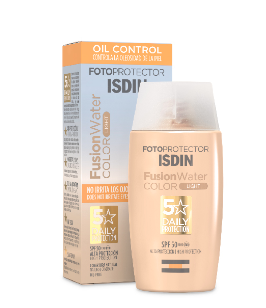 ISDIN Protector Fusion Water COLOR TONO LIGHT 50ml SPF 50