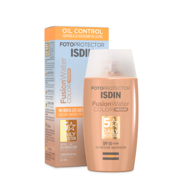 ISDIN Protector Fusion Water COLOR TONO MEDIUM 50ml SPF 50