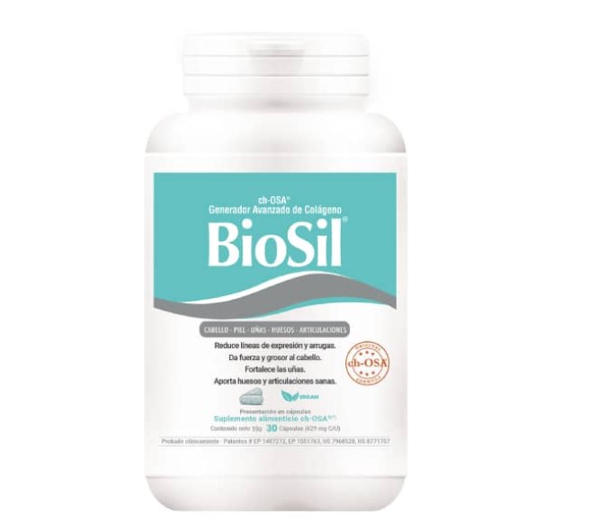 Biosil Belleza 30 Cápsulas Generador De Colágeno