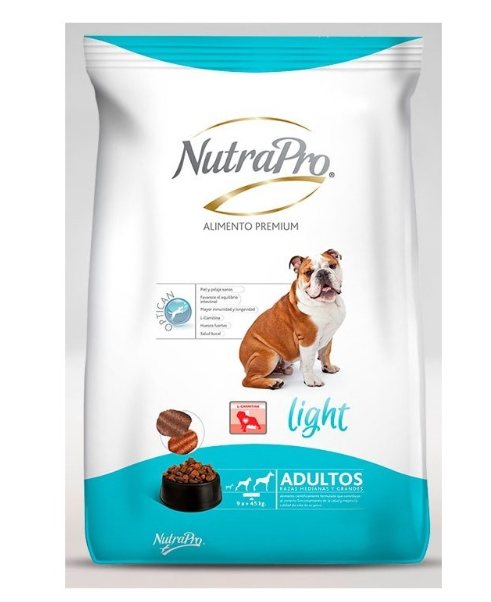 Alimento Para Perros Nutrapro Adulto Light Razas medianas y grandes 2Kg