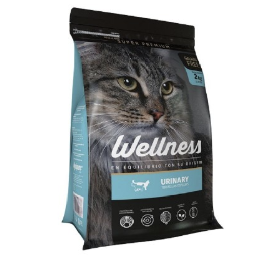 Alimento PARA GATO WELLNESS URINARY 2KG