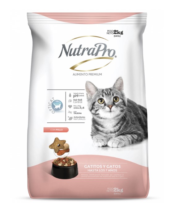 Alimento Nutrapro Gatos Gatitos 2Kg