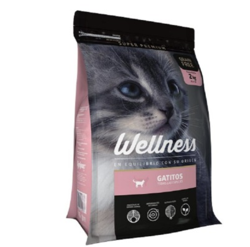 Alimento Para Gatos WELLNESS GATITO 2KG