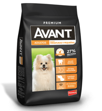 ALIMENTO AVANT PERRO ADULTO RAZA PEQUEÑA 2KG