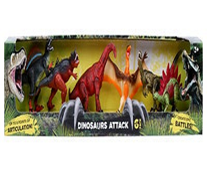 Dinosaurios - Dinosaurs Attack 6 Piezas