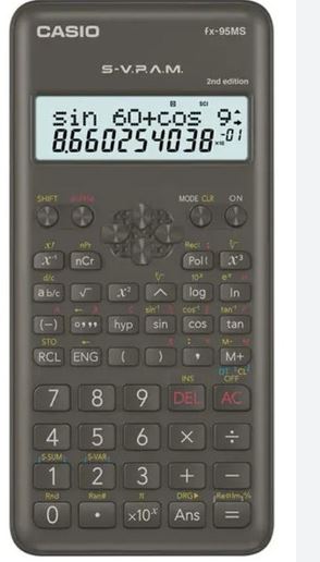 Calculadora Cientifica Est. 244 Func S-Vpam, Casio,Fx95Ms2