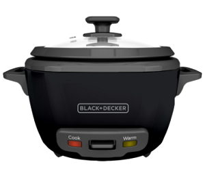 Arrocera 14 tazas 3.3lts - color negra - Black + Decker