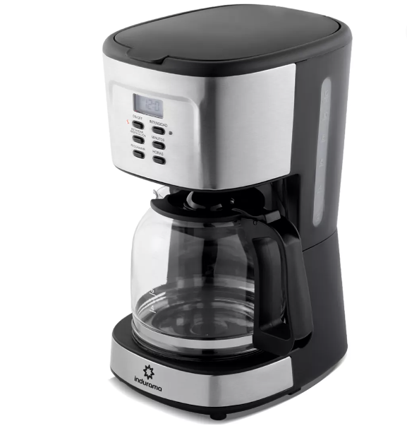 Cafetera 12 tazas 1.5 Lts  modelo IND-CAFBCI