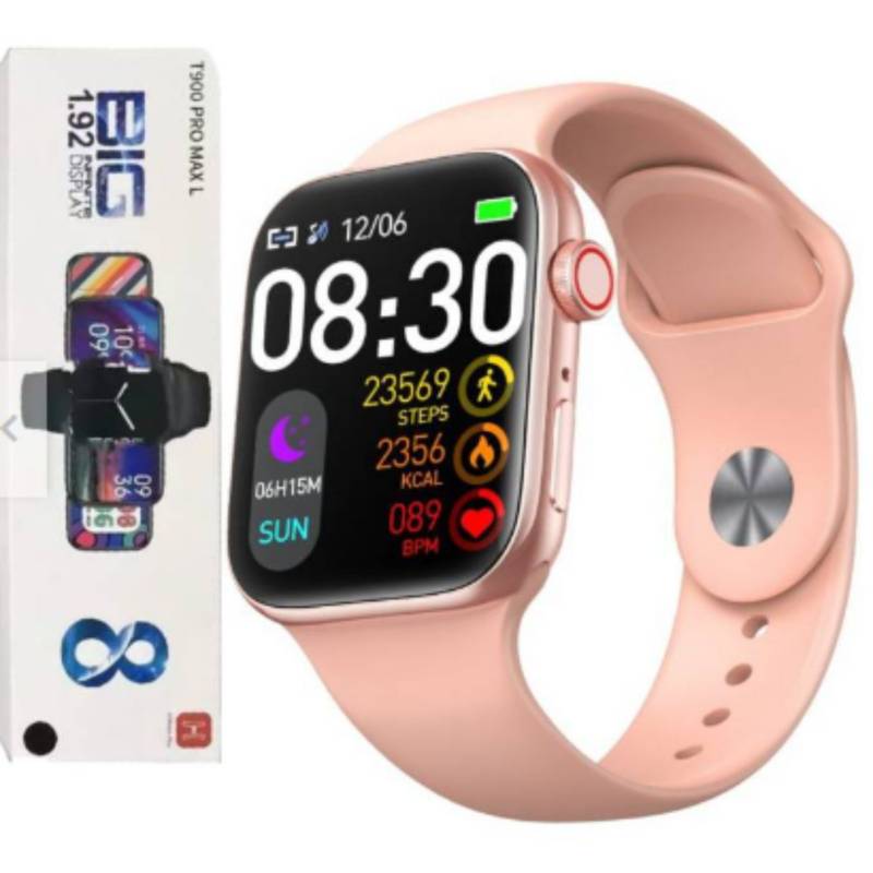 SMART WATCH 8 T900 PRO MAX L ROSADO PROMO