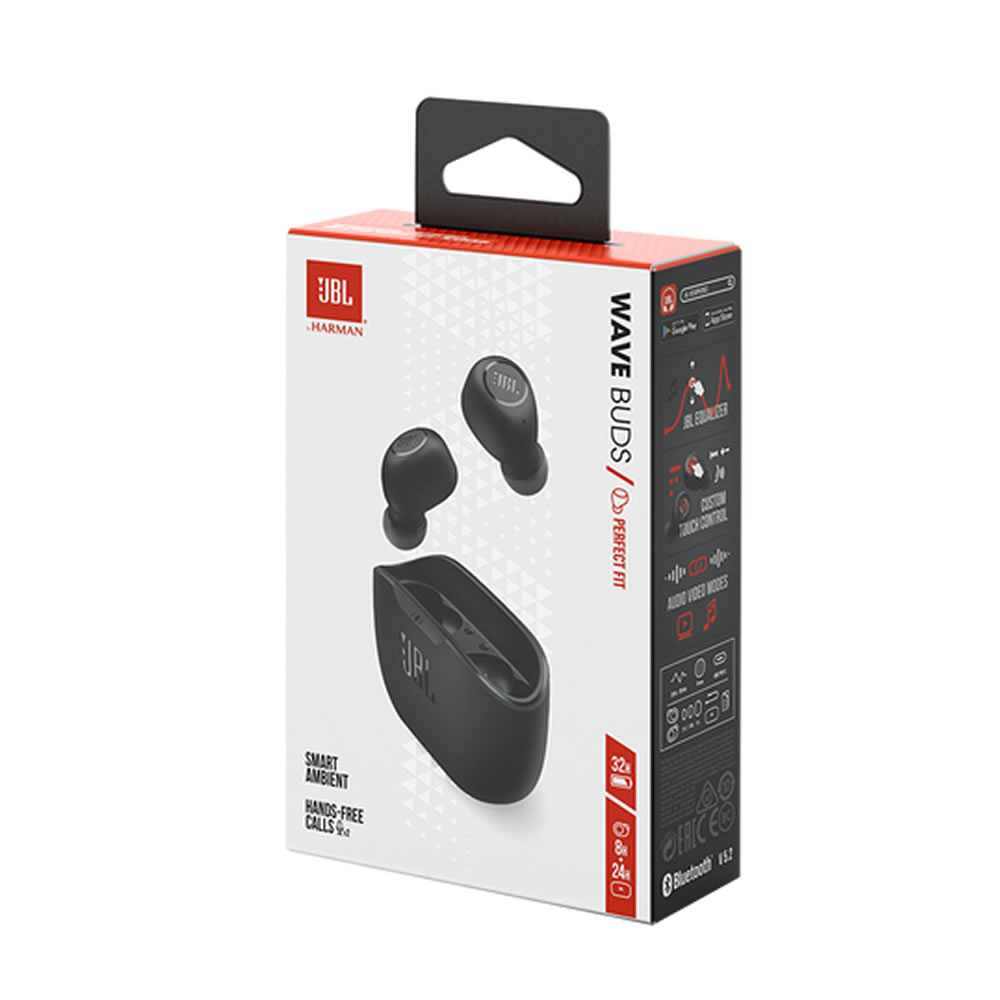 Audífonos Inalambricos Bluetooth JBL Wave Buds Truly