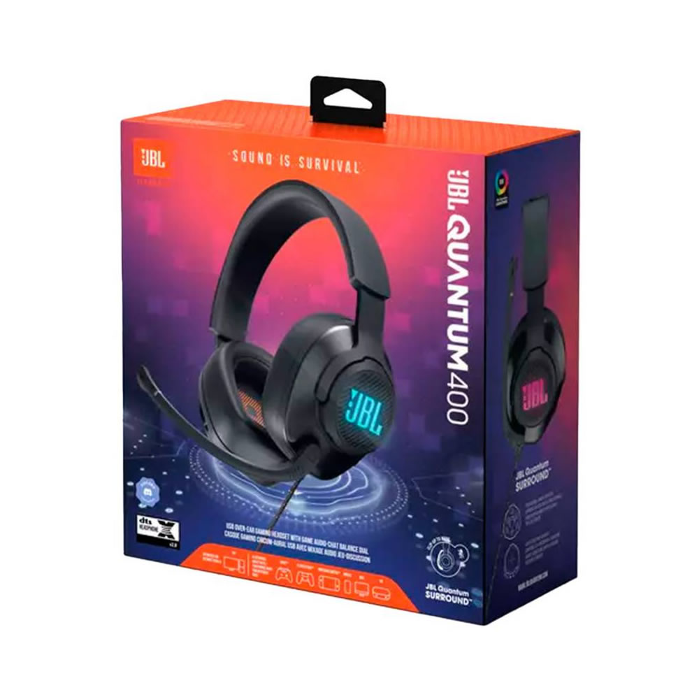 Audífonos Gamer Jbl Quantum 400 7.1 Pc Xbox Ps4 Ps5