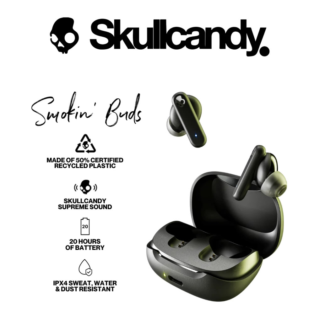 Audífonos Inalámbricos Bluetooth Skullcandy Smokin Buds