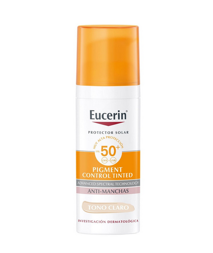 Eucerin Sun Fluido Pigment Control SPF50+ Tono Claro de 50 ml