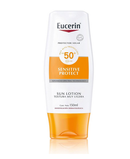 Eucerin Sun Loción Textura Muy Ligera SPF50 de 150 ml