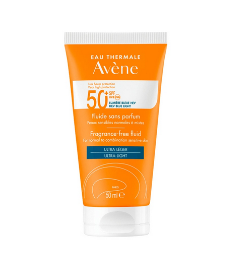 Avene Protector Solar Fluido Ultra Ligero SPF50+ de 50ml