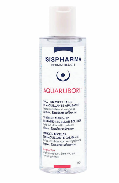 Isispharma Aquaruboril Solución Micelar Desmaquillante Calmante x 250ml