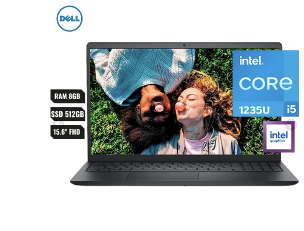 Laptop Dell Inspiron 3520 Core I5 1235u (12va) Ram 8gb Ssd 512gb M.2 Nvme 15.6″