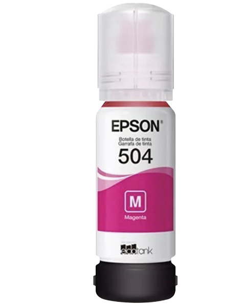 Tinta De Impresora T504 Epson Magenta
