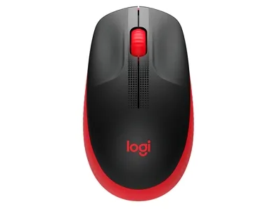 [MOULOG910005904] Mouse Logitech M190 Wireless Usb Full Size Curve Desing Rojo