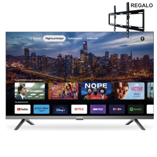 [HYLED6509G4KM] TELEVISOR HYUNDAI 65 PULGADAS Google TV Promo