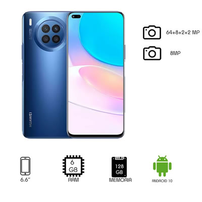 [gadget_2a4] Smarthphone Huawei Nova 8I Capacidad 128 Gb Ram 6Gb Pantalla Sin Bordes