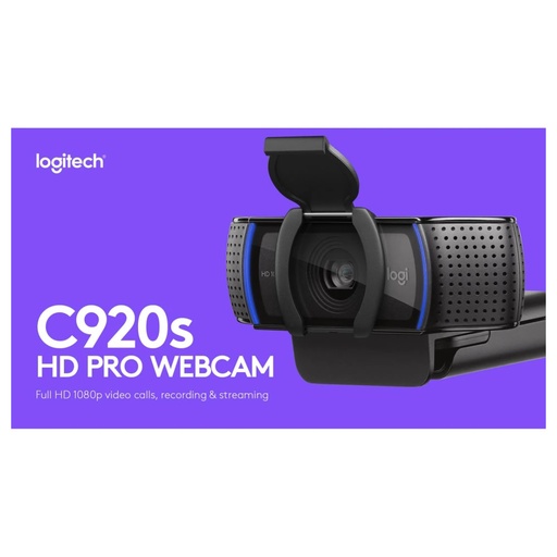 [gadget_cbd] Webcam Logitech C920S Pro Full Hd 1080 Camara Video Llamada