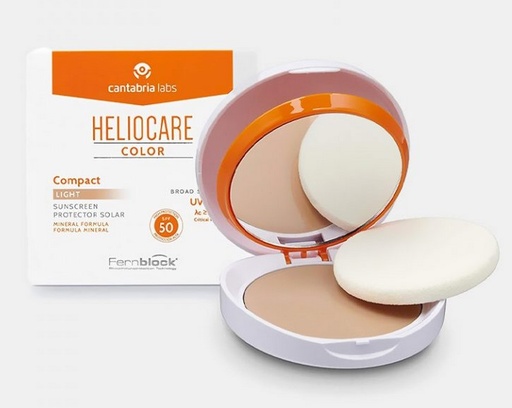 [glamo_197] Heliocare Protector Color Ligth Compacto Oil-Free Spf 50+