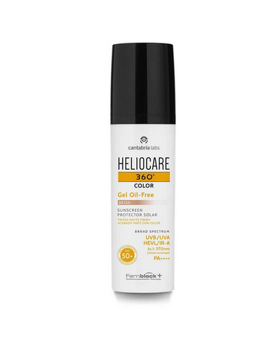 [glamo_142] Heliocare 360 Color Gel Oil Free SPF50+ Beige de 50 ml