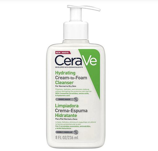 [glamo_257] CERAVE Limpiador Crema Espuma Hidratante 236ml