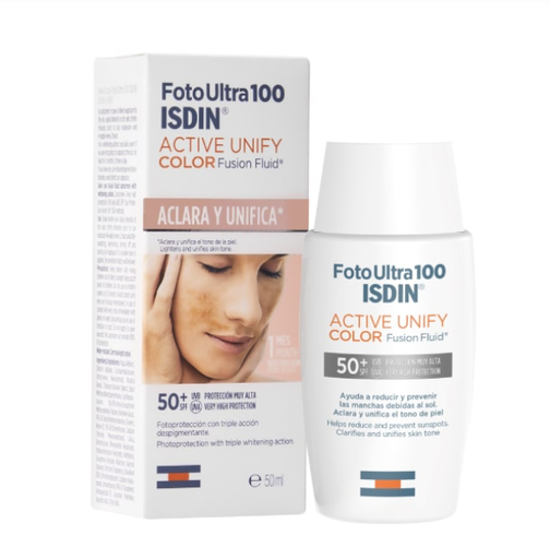 [glamo_201] ISDIN Protector Active Unify Fusion Fluid SPF 50+ COLOR