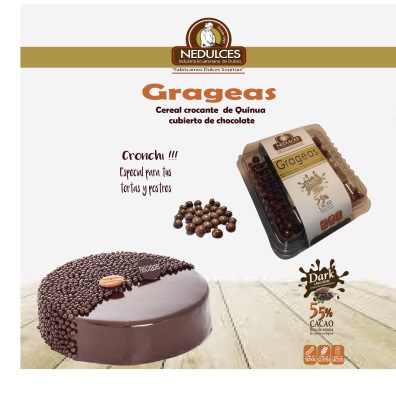 [GE55112] Gragea Cubierta De Chocolate Al 55%  Caja 120 Gramos 