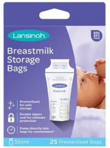 [usa_breastmilkbags] Fundas para guardar y congelar leche materna - Marca Lansinoh