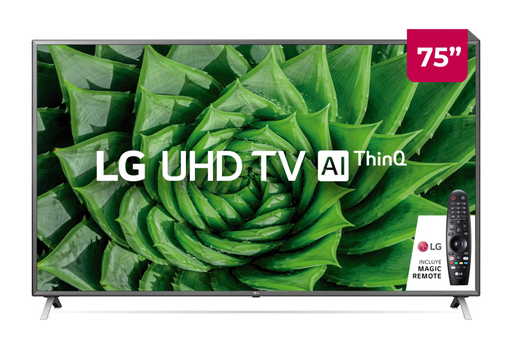 [75UQ8050PSB] TELEVISOR LG UHD 75 PULGADAS SMART TV CON ThinQ AI (Inteligencia Artificial)